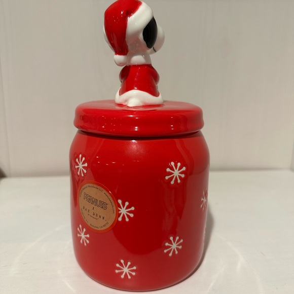 Rae Dunn snoopy Christmas jar - Picture 4 of 4